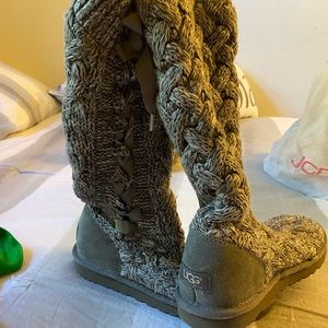 Ugh boots crocheted